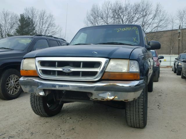 1FTYR14U6WTA44619 - 1998 FORD RANGER SUP GREEN photo 9