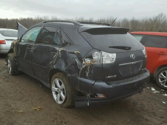 2T2GK31U07C014715 - 2007 LEXUS RX 350 BLACK photo 3