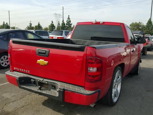 1GCNCPEX5CZ203591 - 2012 CHEVROLET SILVERADO RED photo 4