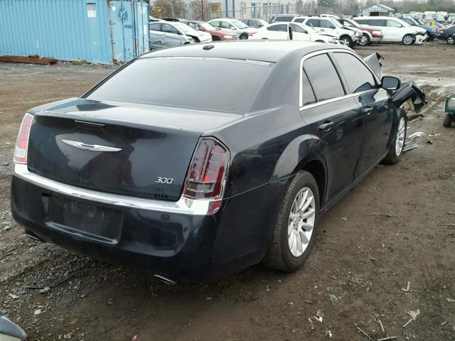 2C3CCAAG0CH198735 - 2012 CHRYSLER 300 BLACK photo 4