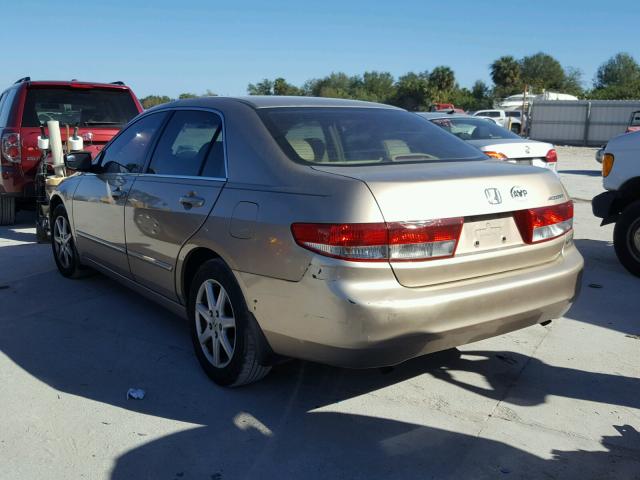 1HGCM66523A090310 - 2003 HONDA ACCORD EX BEIGE photo 3