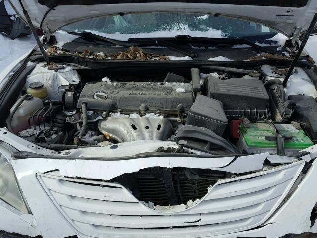 4T4BE46K48R014290 - 2008 TOYOTA CAMRY CE WHITE photo 7