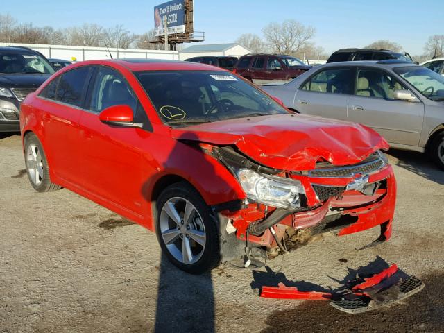 1G1PE5SB2E7255610 - 2014 CHEVROLET CRUZE LT RED photo 1