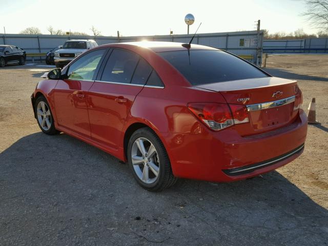 1G1PE5SB2E7255610 - 2014 CHEVROLET CRUZE LT RED photo 3