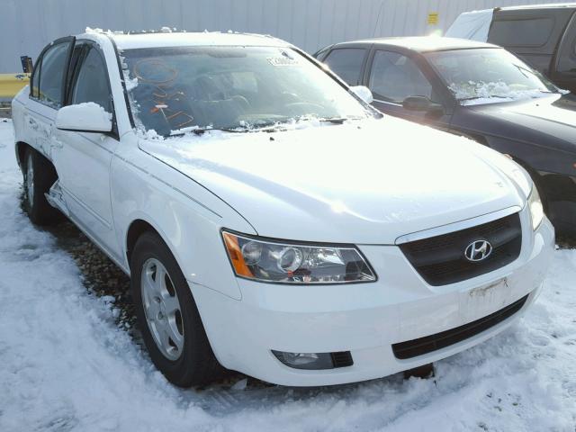 5NPEU46C06H134991 - 2006 HYUNDAI SONATA GLS WHITE photo 1