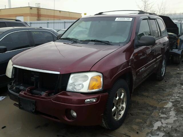 1GKDS13S532388709 - 2003 GMC ENVOY BURGUNDY photo 2