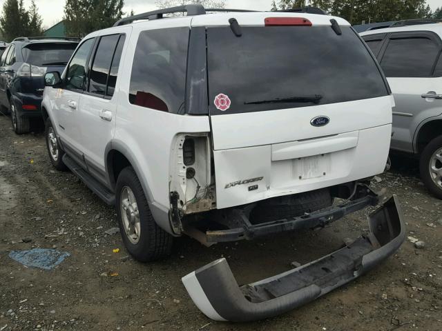 1FMZU73E12ZC51597 - 2002 FORD EXPLORER X WHITE photo 3