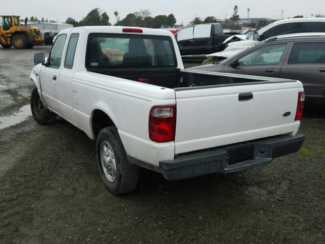 1FTYR14U35PB11023 - 2005 FORD RANGER SUP WHITE photo 3