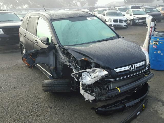 JHLRE48778C066186 - 2008 HONDA CR-V EXL BLACK photo 1