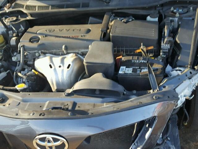 4T1BE46K59U287511 - 2009 TOYOTA CAMRY BASE CHARCOAL photo 7
