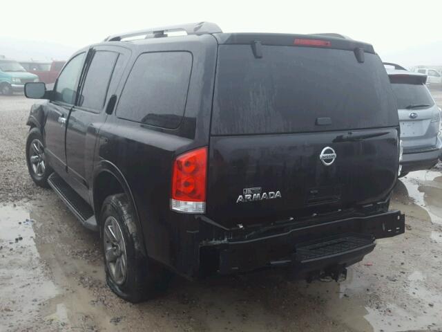 5N1AA0ND9BN616018 - 2011 NISSAN ARMADA SV BLACK photo 3