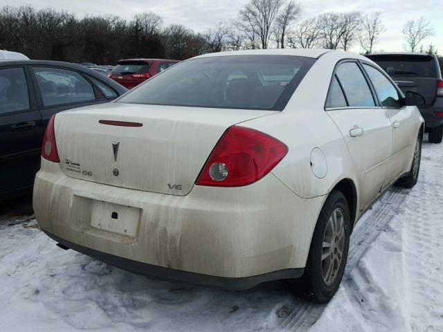 1G2ZG528754119963 - 2005 PONTIAC G6 WHITE photo 4