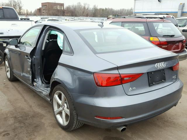 WAUBFGFF3F1003051 - 2015 AUDI S3 PREMIUM GRAY photo 3