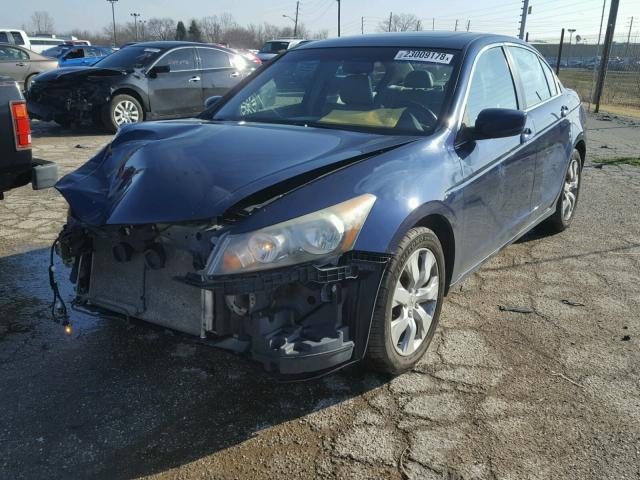 1HGCP26858A109112 - 2008 HONDA ACCORD EXL BLUE photo 2