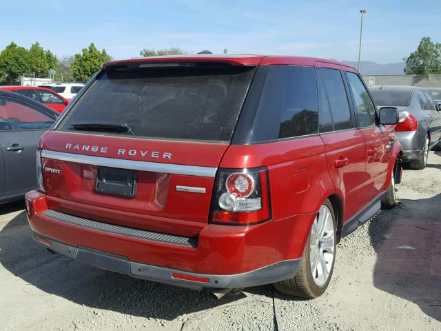 SALSK2D45CA759553 - 2012 LAND ROVER RANGE ROVE RED photo 4