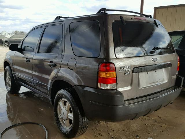 1FMYU02133KA51235 - 2003 FORD ESCAPE XLS GRAY photo 3