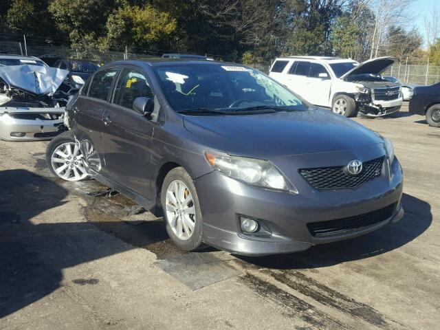 2T1BU4EE9AC459673 - 2010 TOYOTA COROLLA BA GRAY photo 1