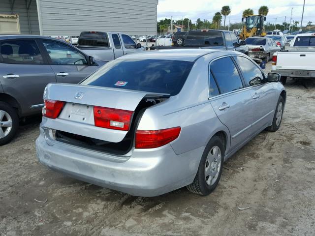 1HGCM56415A097981 - 2005 HONDA ACCORD LX SILVER photo 4