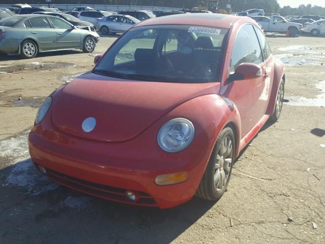 3VWCD21C03M441406 - 2003 VOLKSWAGEN NEW BEETLE RED photo 2