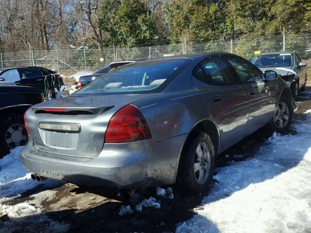 2G2WS522X51143635 - 2005 PONTIAC GRAND PRIX ვერცხლისფერი ფოტო 4