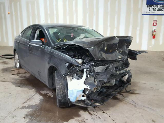 3FA6P0H74GR284305 - 2016 FORD FUSION SE GRAY photo 1