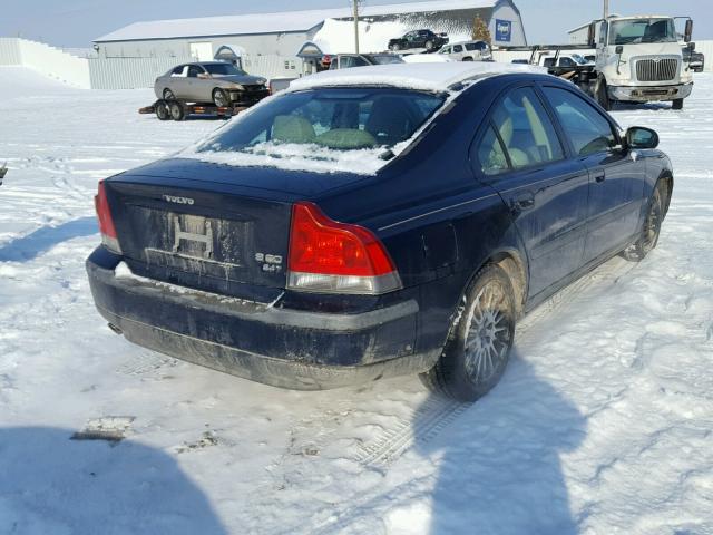 YV1RS58D232258576 - 2003 VOLVO S60 2.4T BLUE photo 4
