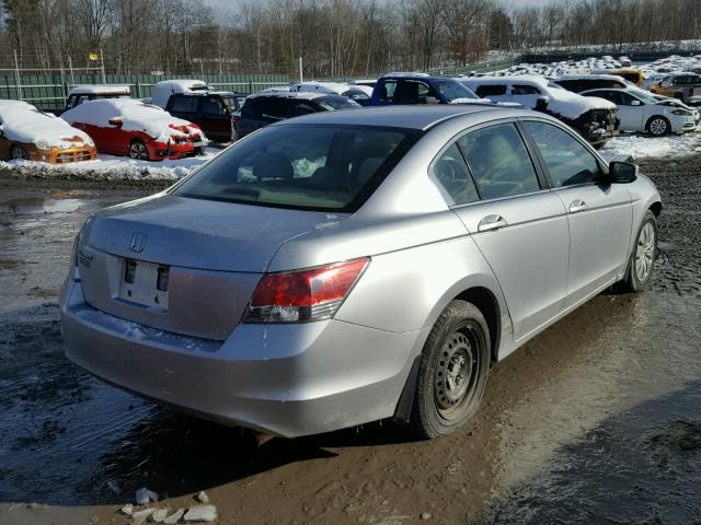 1HGCP263X9A081426 - 2009 HONDA ACCORD LX SILVER photo 4