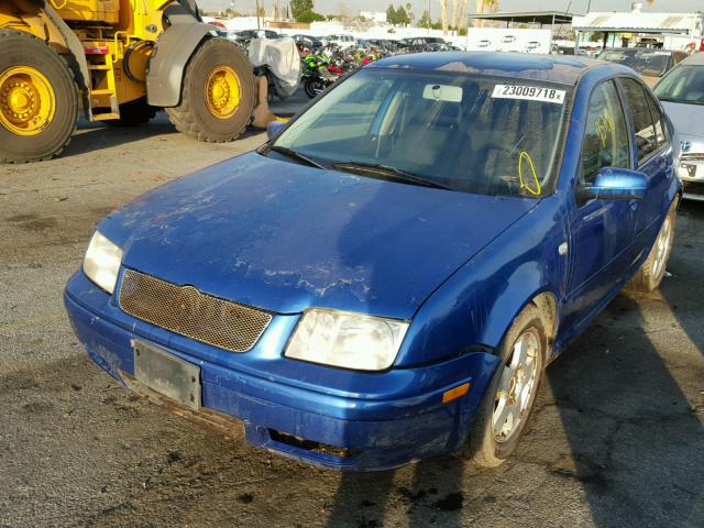 3VWRK69M71M117838 - 2001 VOLKSWAGEN JETTA GL BLUE photo 2