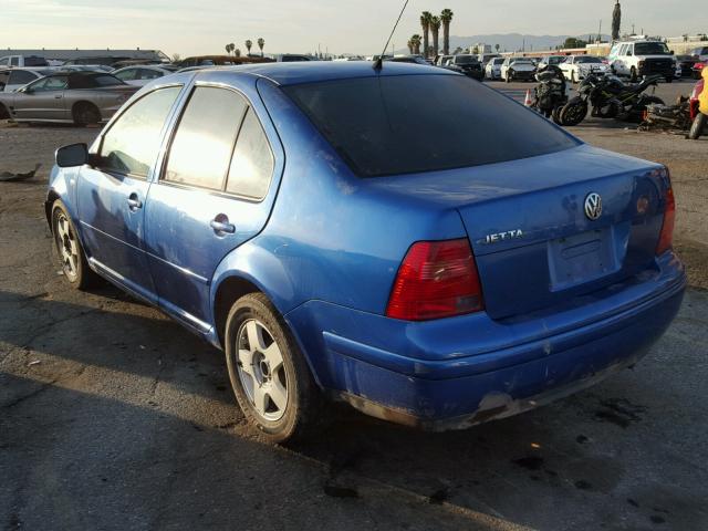 3VWRK69M71M117838 - 2001 VOLKSWAGEN JETTA GL BLUE photo 3