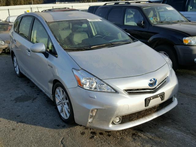 JTDZN3EU1E3332198 - 2014 TOYOTA PRIUS V SILVER photo 1