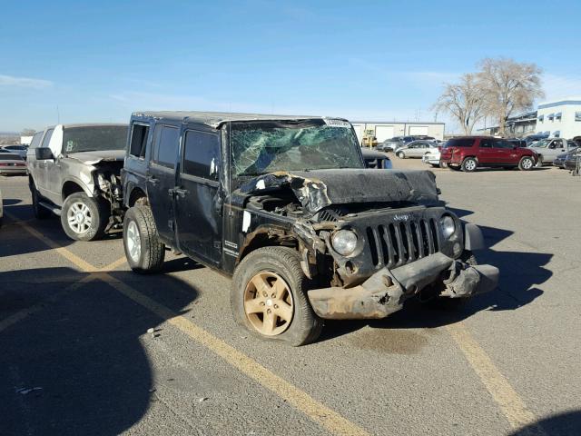 1C4BJWDG2FL763600 - 2015 JEEP WRANGLER U BLACK photo 1