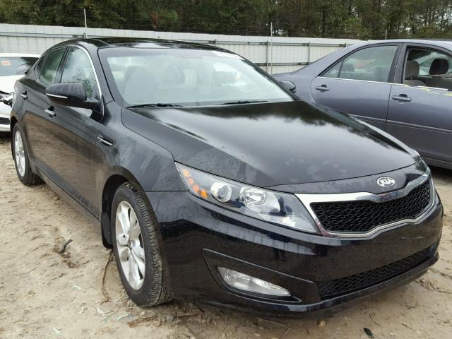 KNAGN4A79B5129800 - 2011 KIA OPTIMA EX BLACK photo 1