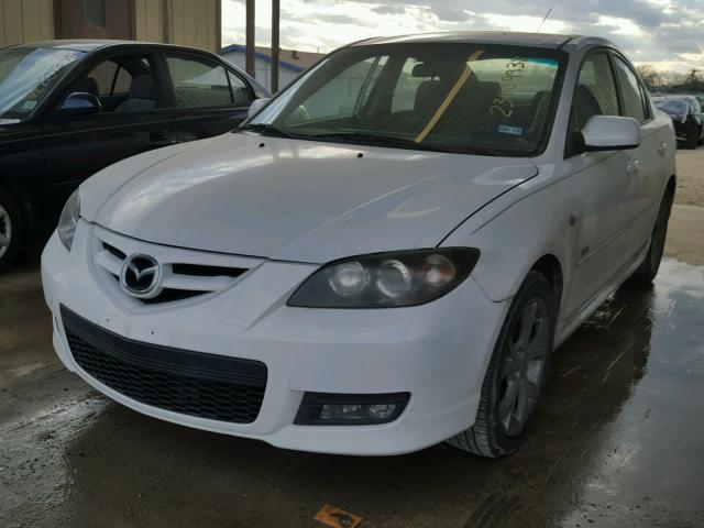 JM1BK323X71676357 - 2007 MAZDA 3 S WHITE photo 2