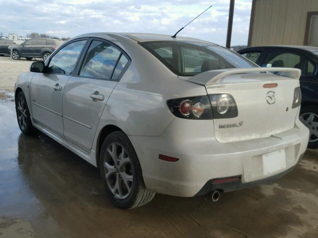 JM1BK323X71676357 - 2007 MAZDA 3 S WHITE photo 3