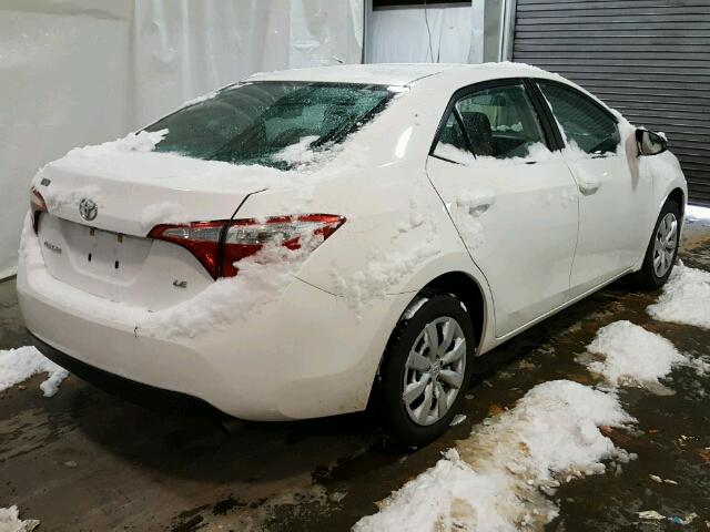 2T1BURHE0GC525786 - 2016 TOYOTA COROLLA L WHITE photo 4