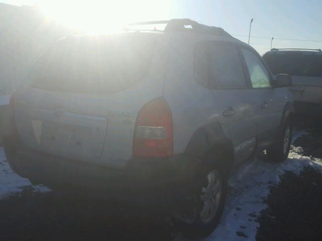 KM8JN72D57U688283 - 2007 HYUNDAI TUCSON SE SILVER photo 4