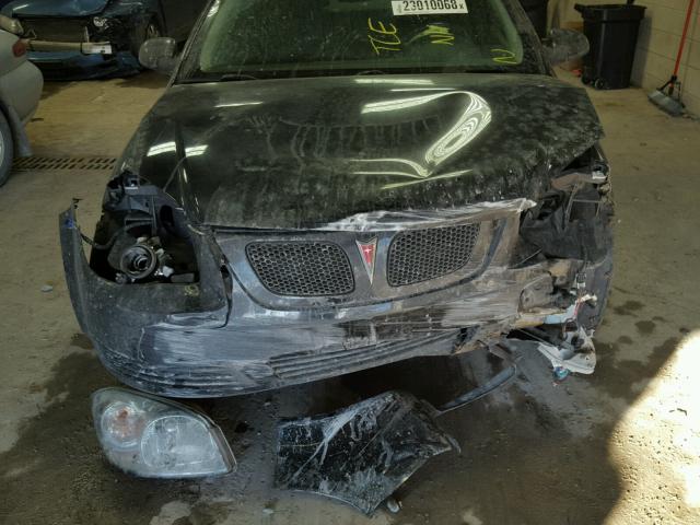 1G2AS18H297197082 - 2009 PONTIAC G5 BLACK photo 7