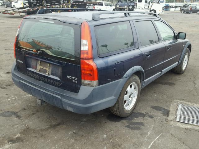 YV1SZ59H431111857 - 2003 VOLVO XC70 BLUE photo 4