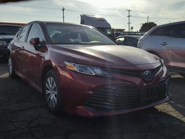 4T1B31HK7JU500299 - 2018 TOYOTA CAMRY LE BURGUNDY photo 1