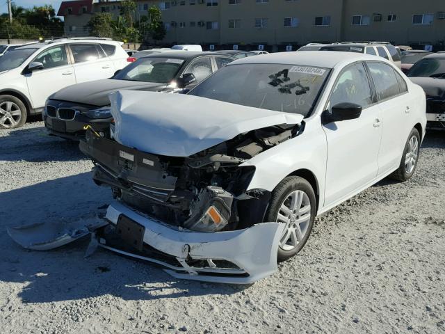 3VW2K7AJ4FM248399 - 2015 VOLKSWAGEN JETTA BASE თეთრი ფოტო 2