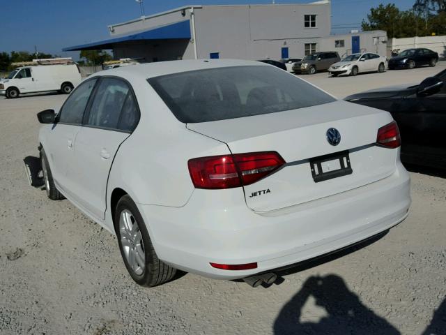 3VW2K7AJ4FM248399 - 2015 VOLKSWAGEN JETTA BASE თეთრი ფოტო 3