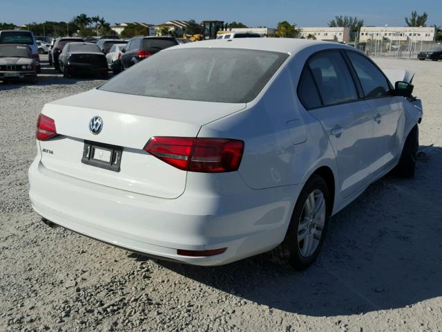 3VW2K7AJ4FM248399 - 2015 VOLKSWAGEN JETTA BASE WHITE photo 4