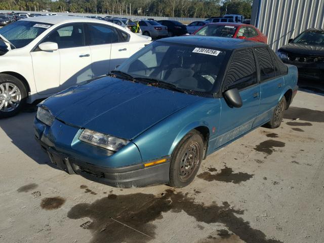 1G8ZH5596RZ292261 - 1994 SATURN SL1 BLUE photo 2