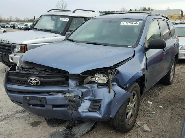 JTMBF4DV3AD035274 - 2010 TOYOTA RAV4 BLUE photo 2