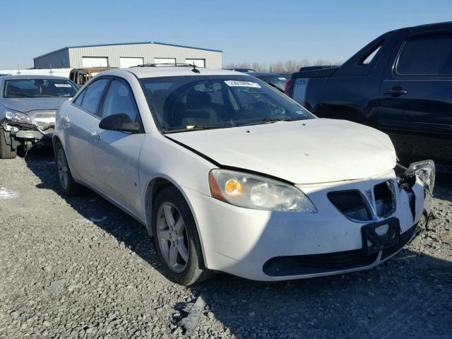 1G2ZG57N484166161 - 2008 PONTIAC G6 BASE WHITE photo 1