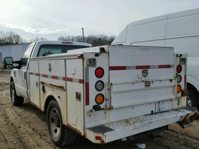 1FDSF30598EE16420 - 2008 FORD F350 SRW S WHITE photo 3