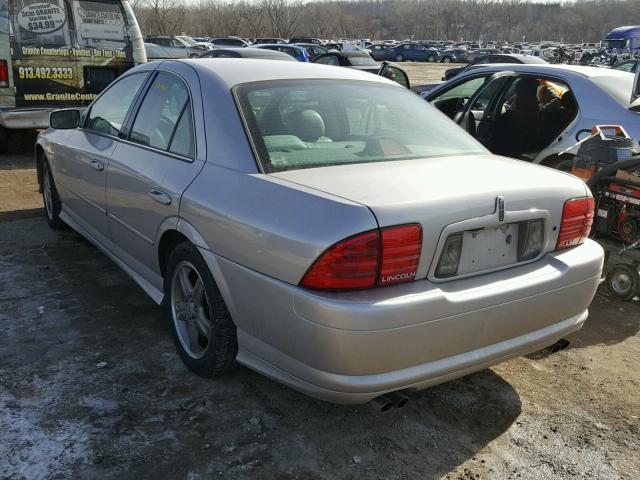 1LNHM87A62Y687179 - 2002 LINCOLN LS SILVER photo 3