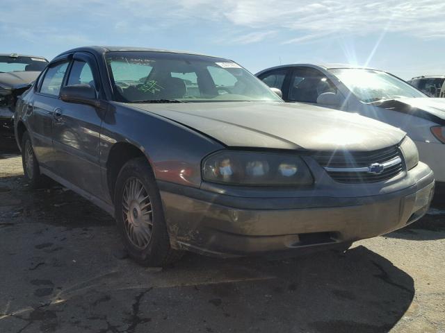 2G1WF55E929306089 - 2002 CHEVROLET IMPALA GOLD photo 1