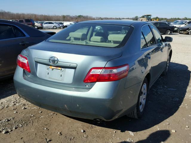 4T4BE46K19R065117 - 2009 TOYOTA CAMRY BASE GREEN photo 4