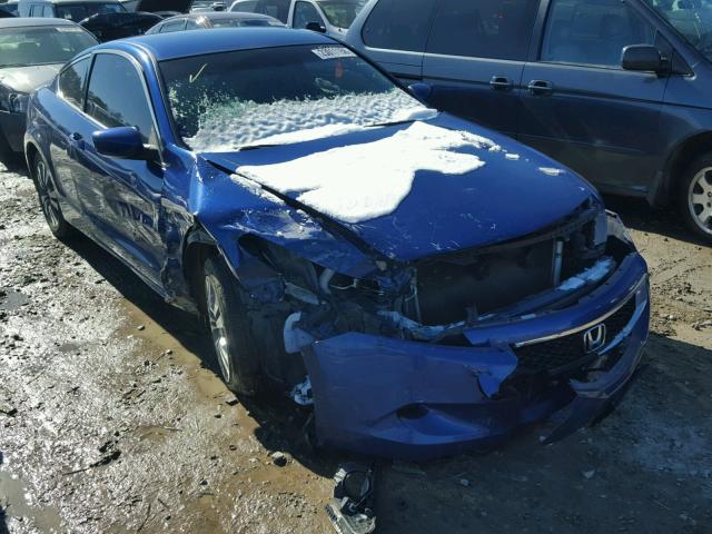 1HGCS1B34AA008751 - 2010 HONDA ACCORD LX BLUE photo 1